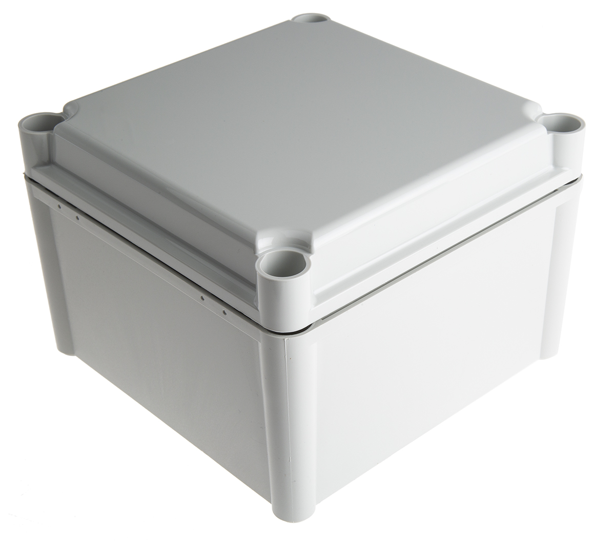 Fibox SOLID PC Series Grey Polycarbonate Enclosure, IP67, IK08 130 mm, 188 mm, 188 mm