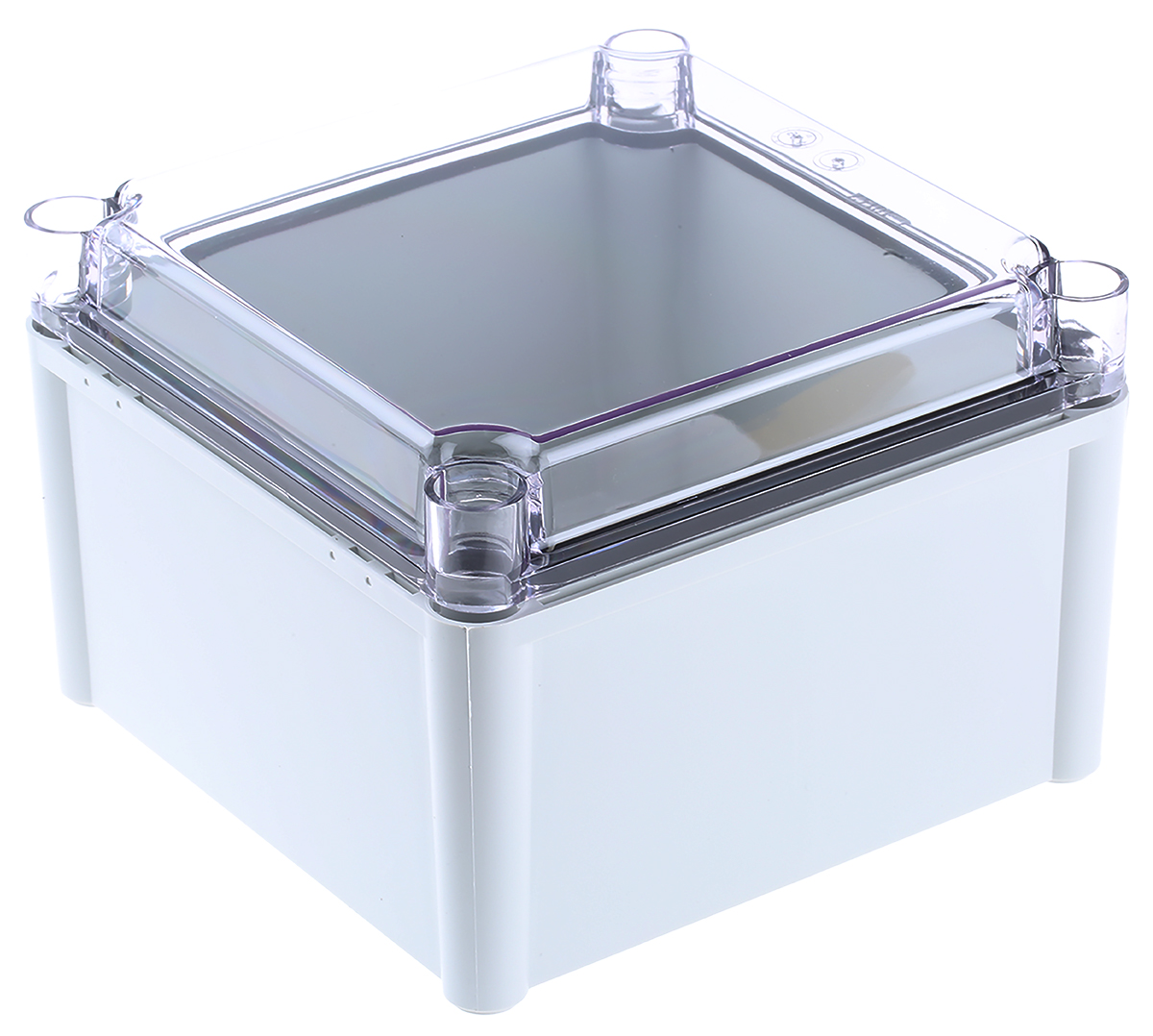 Fibox SOLID PC Series Grey Polycarbonate Enclosure, IP67, IP66, IK08, IK09 130 mm, 188 mm, 188 mm
