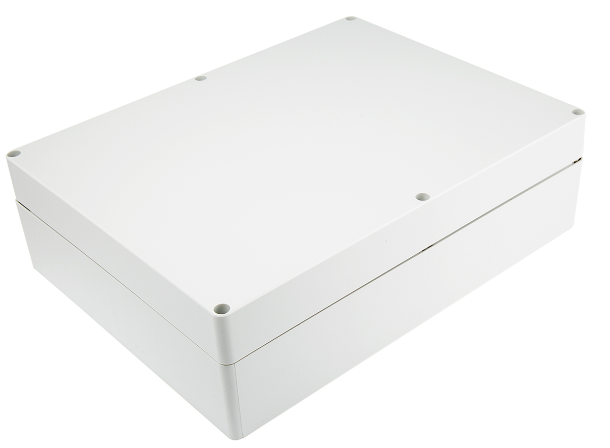 Fibox Euronorm II Series Grey Polycarbonate Enclosure, IP66, IP67, IK07, IK08 87 mm, 300 mm, 230 mm