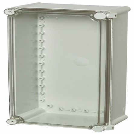 Fibox PC Series Grey Polycarbonate General Purpose Enclosure, IP65, IK08 380 mm, 180 mm, 190 mm