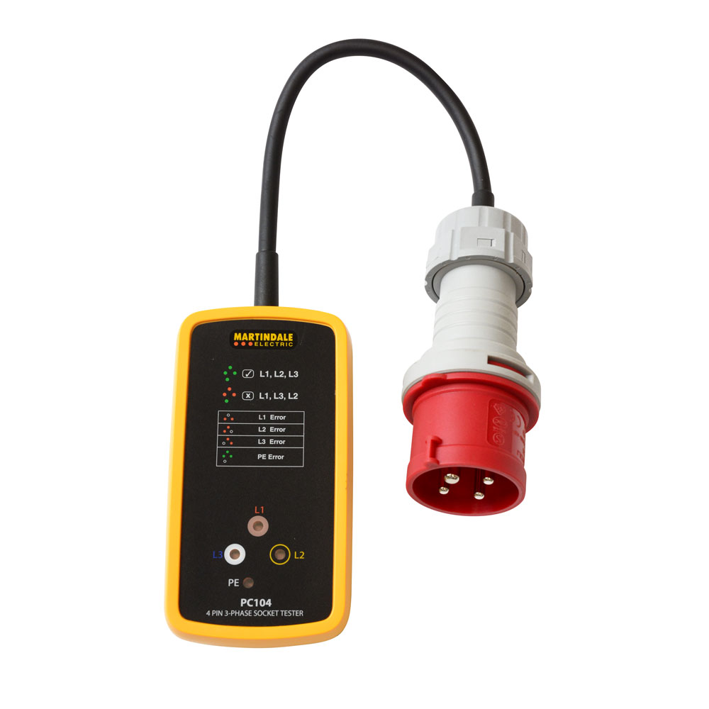Martindale, Model PC104/32 Socket Tester 32A 415V CAT III