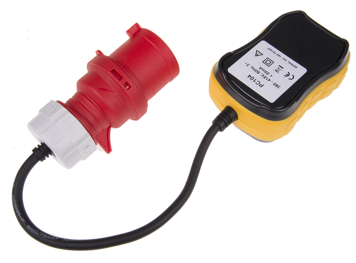 pc104-32 Martindale, Model PC104/32 Socket Tester 32A 415V CAT III