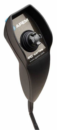 APEM 2-Axis Thumbstick Stick Spring Return, IP67, IP69K, 5 V dc, 100mA