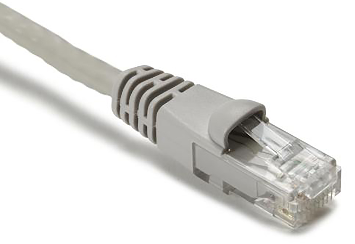 HellermannTyton Connectivity, 1 m Cat6 Ethernet Cable, Grey RJ45 to Male RJ45 Male, Unshielded Low Smoke Zero Halogen