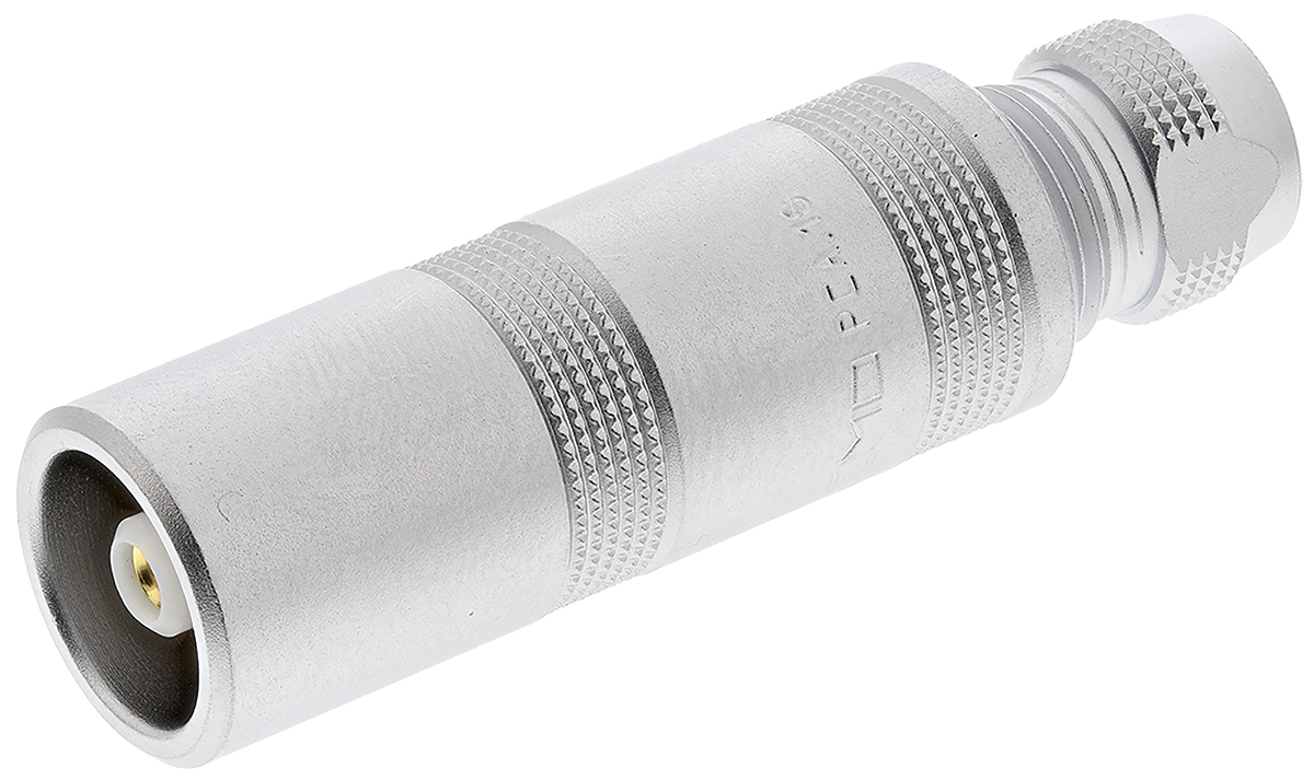 LEMO Circular Connector, 1 Contacts, Cable, 11.9 mm Connector, Socket, Female, IP50, 1S Series