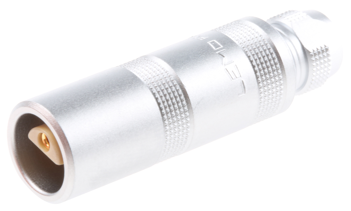 LEMO Circular Connector, 2 Contacts, Cable, 11.9 mm Connector, Socket, Female, IP50, 1S Series