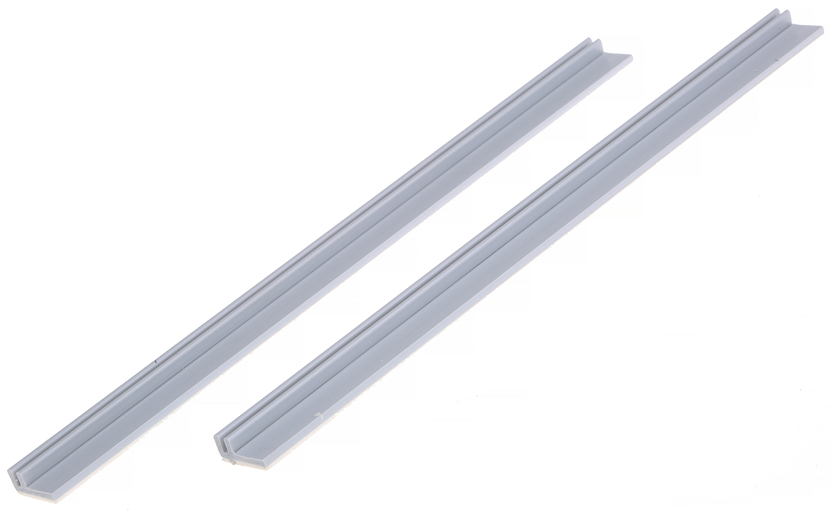 Essentra PCB Card Guide Adhesive-Backed Vertical Mount 204 mm Long, 1.6 mm Thick Max.