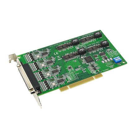 Advantech 4 Port Universal PCI RS232 Communication Card, 921.6kbps