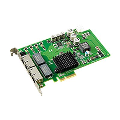 Advantech 4 Port PCI Express PCIe x4 Network Interface Card
