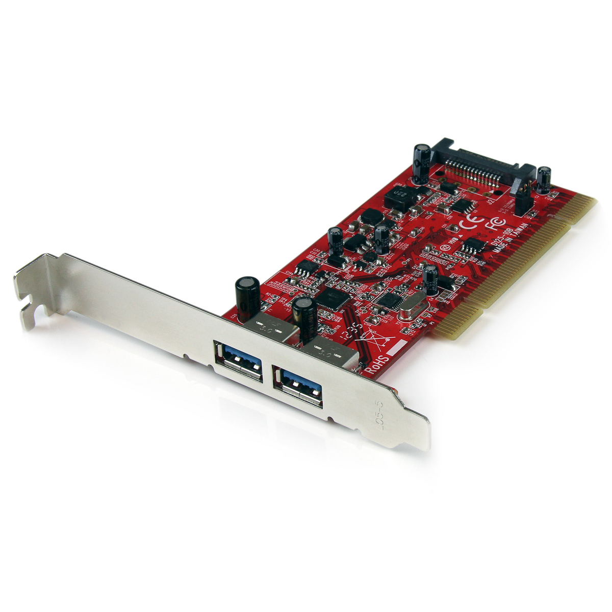 StarTech.com 2 Port USB Card, PCI, USB 3.0