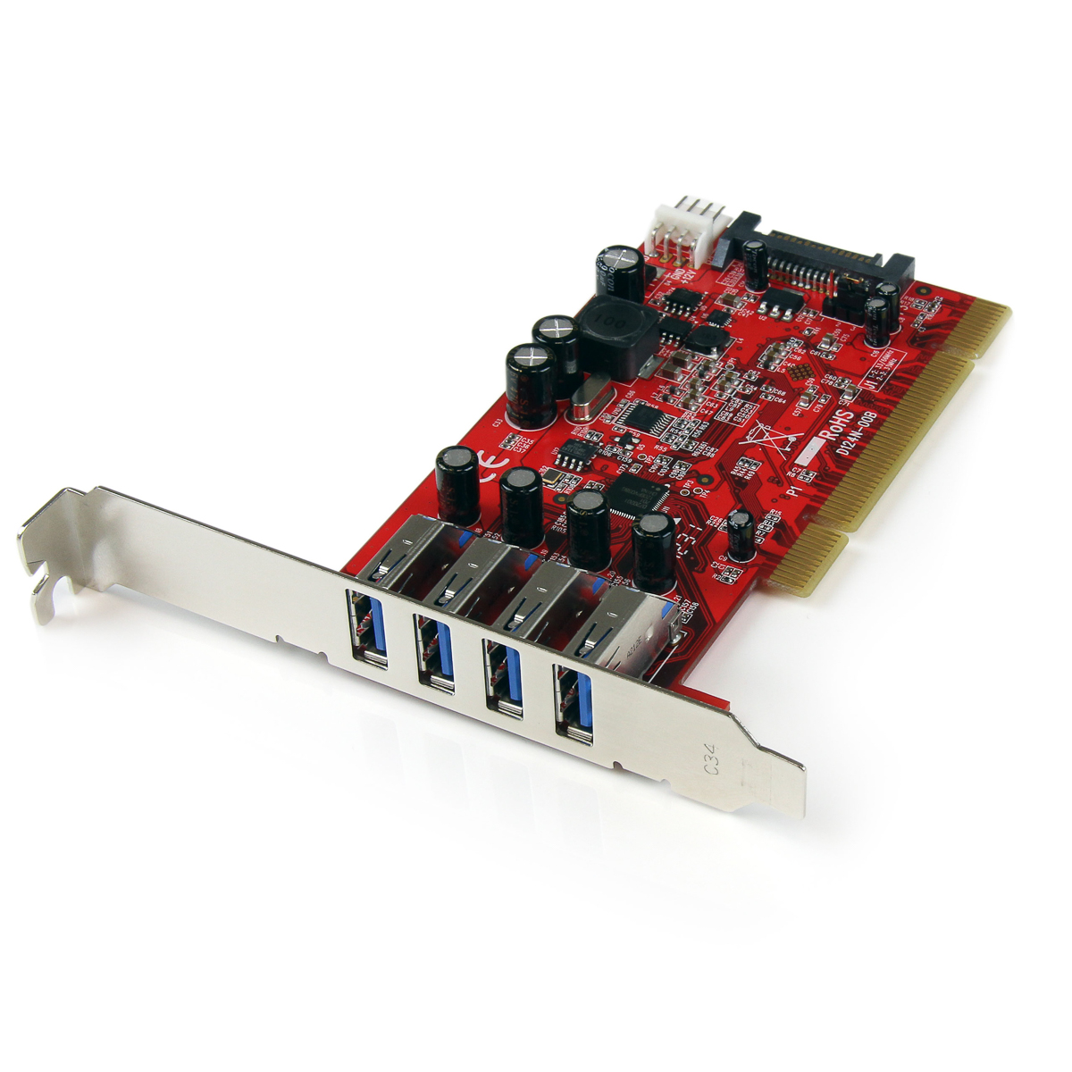 StarTech.com 4 Port USB Card, PCI, USB 3.0