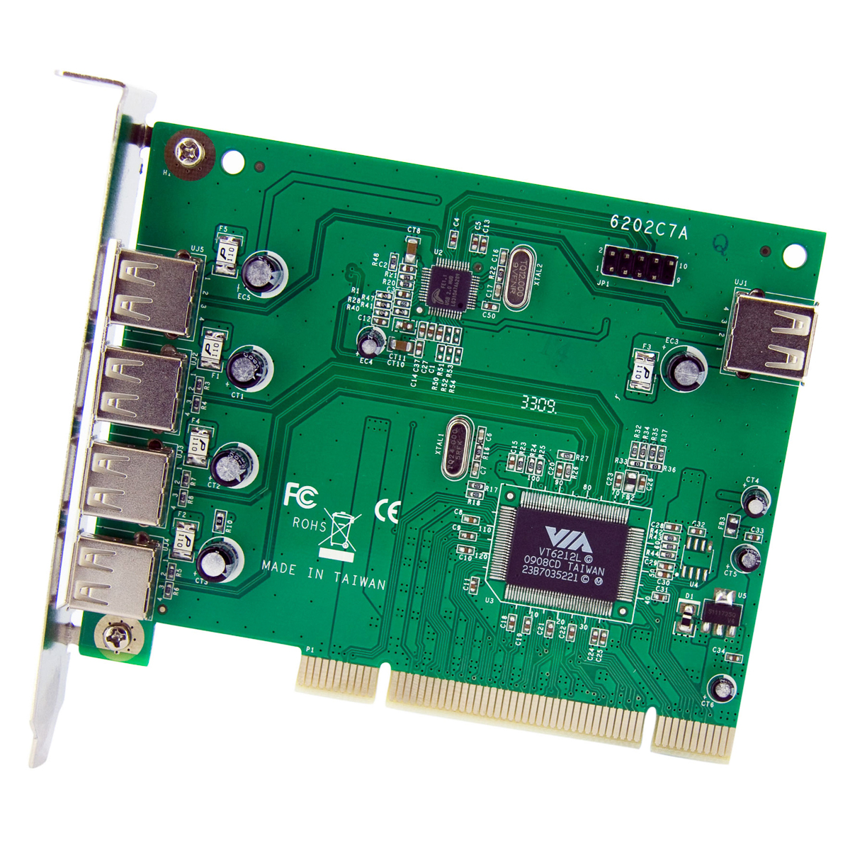 pciusb7 StarTech.com 7 Port USB Card, PCI, USB 2.0