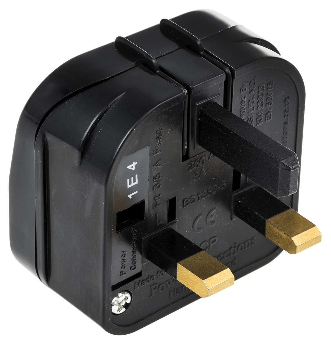 PowerConnections Mains Connector Converter Europe UK, 2.5A