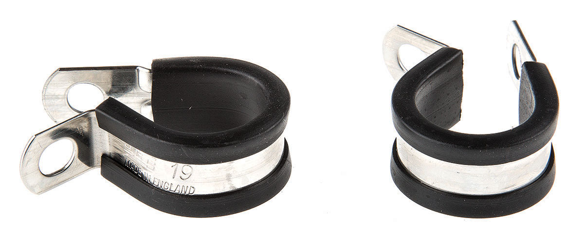 JCS Hi-Torque 19 mm ID Black, Rubber, 304 Stainless Steel P-Clip