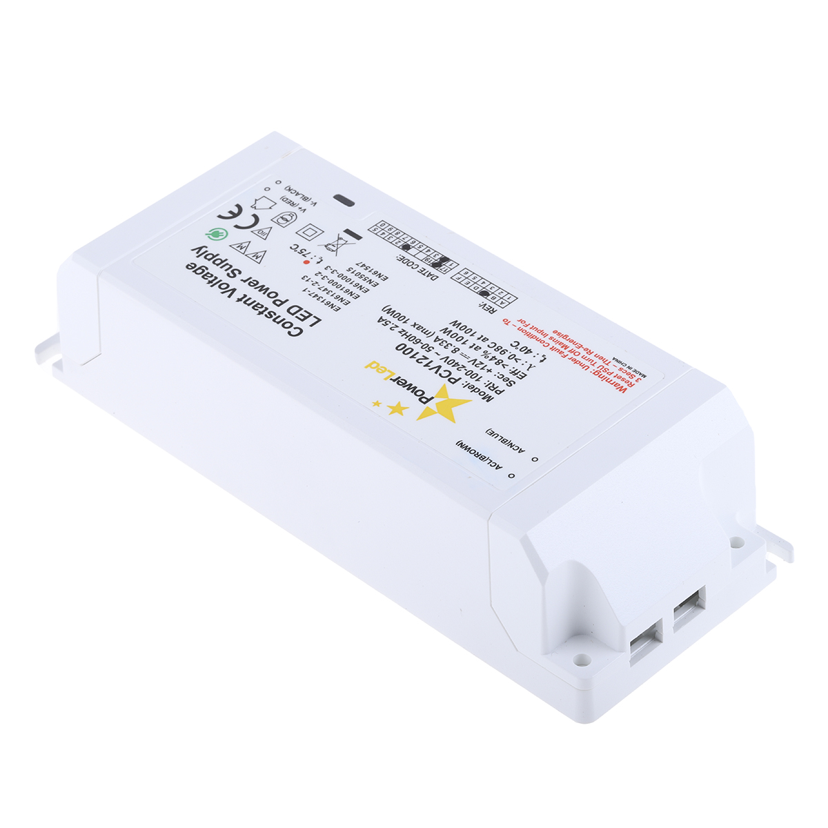 pcv12100 PowerLED, 12V Output, 100 W Output, 8.33A