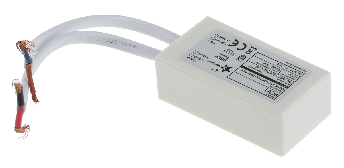 pcv1 PowerLED LED Driver, 12V Output, 10 W Output, 830mA