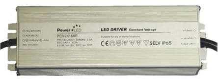 PowerLED LED Driver, 24V Output, 150 W Output, 6.3A