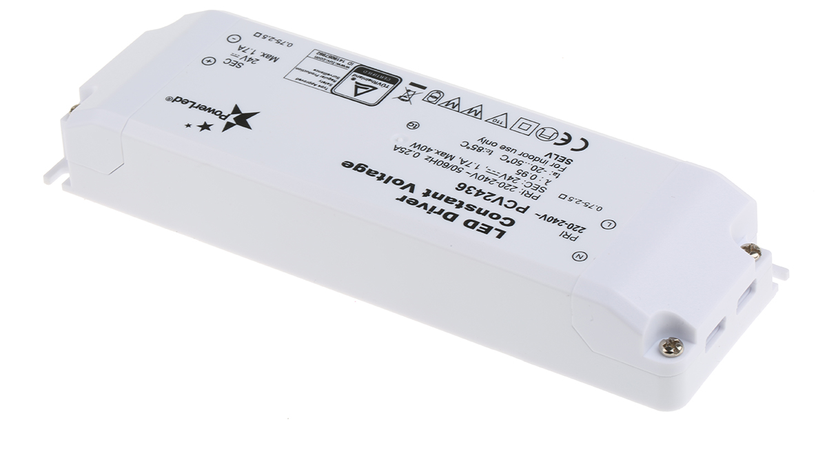 pcv2436 PowerLED LED Driver, 24V Output, 36 W Output, 1.5A
