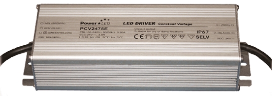 PowerLED LED Driver, 24V Output, 75 W Output, 3.12A