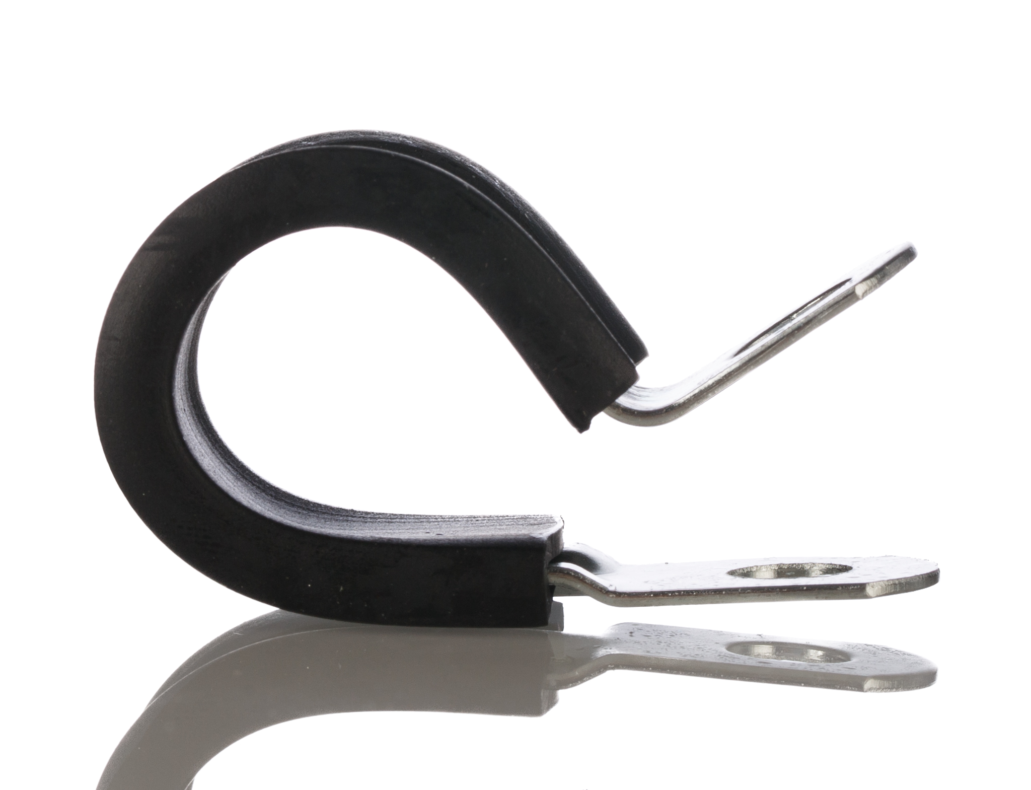 pczr16rs JCS 16 mm ID Black, Rubber, Zinc Plated Steel P-Clip