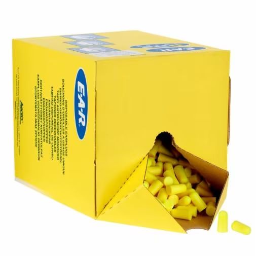 pd-01-010 3M E.A.R Soft Yellow Neons Series Yellow Disposable Ear Plugs, 34 dB Rated 500