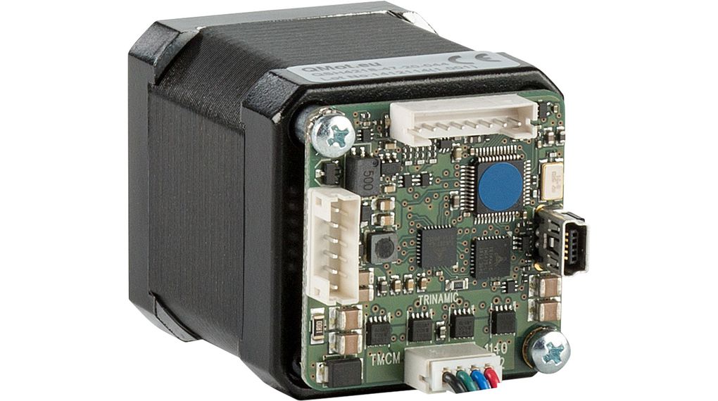 Trinamic PD42 Series Stepper Motor Unit Stepper Motor 30V, 0.44Nm Torque, 1.8 °, 42.3 x 42.3 mm Frame, 5 mm Shaft