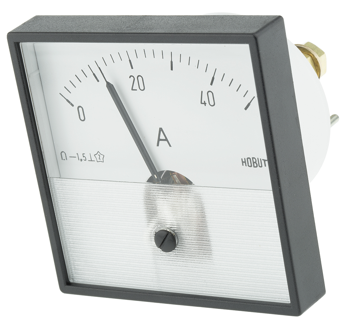 HOBUT PD72MC Analogue Panel Ammeter DC, 72 mm x 72 mm, Class 1.5 Moving Coil