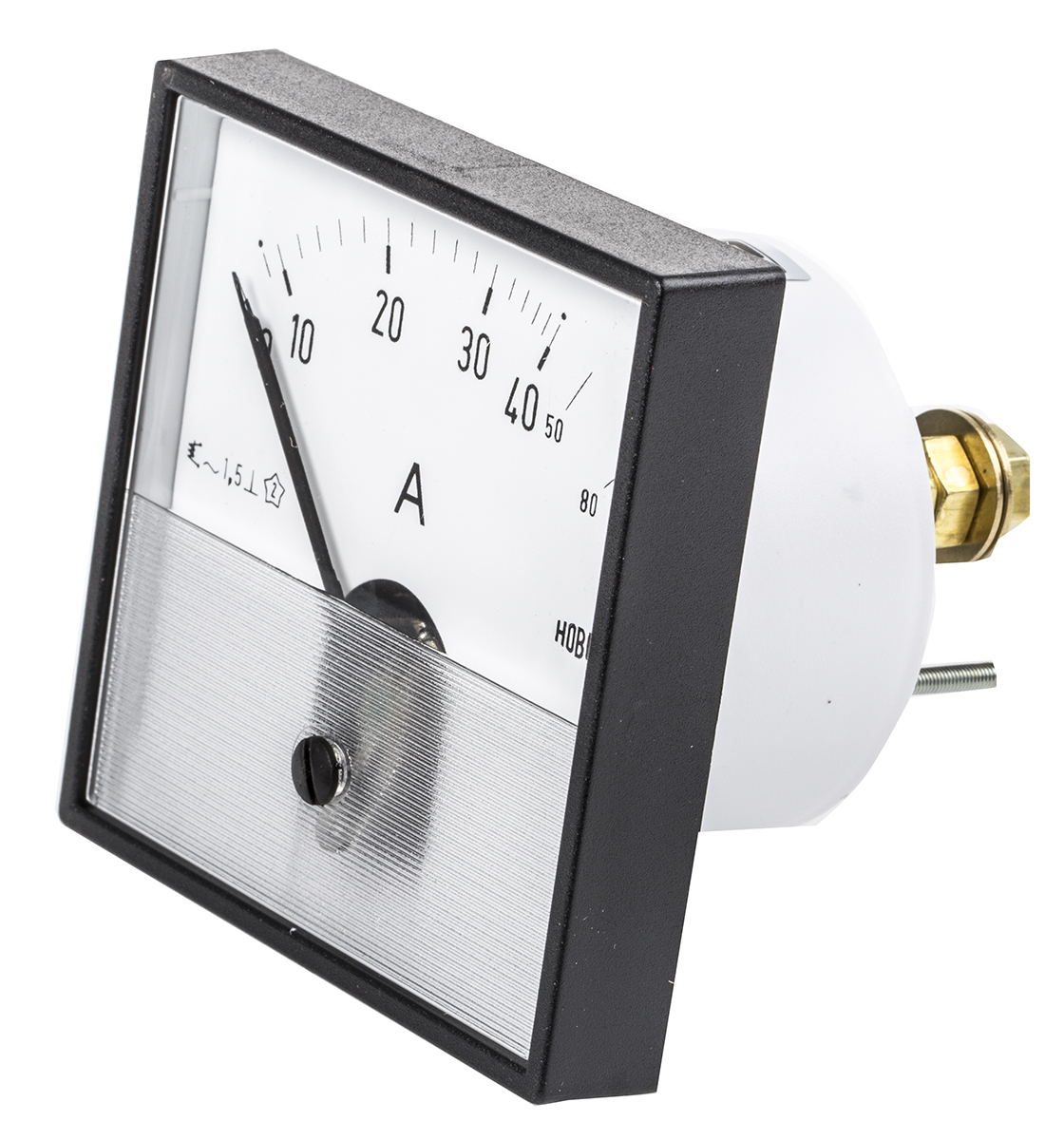 HOBUT Analogue Panel Ammeter 80 A AC, 72 mm x 72 mm Moving Iron