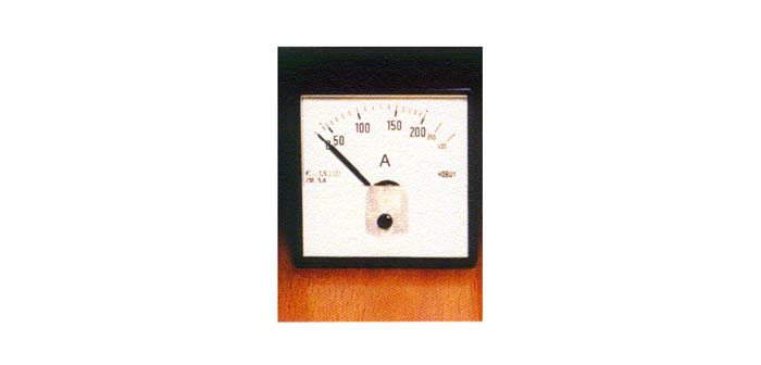 HOBUT Analogue Panel Ammeter 300 A AC, 72 mm x 72 mm Moving Iron