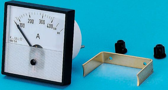 HOBUT Analogue Panel Ammeter 400 A AC, 72 mm x 72 mm Moving Iron