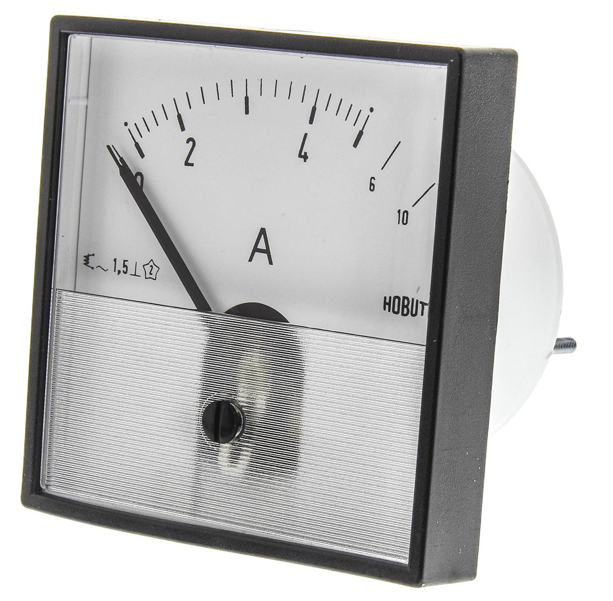 HOBUT Analogue Panel Ammeter 10 A AC, 72 mm x 72 mm Moving Iron