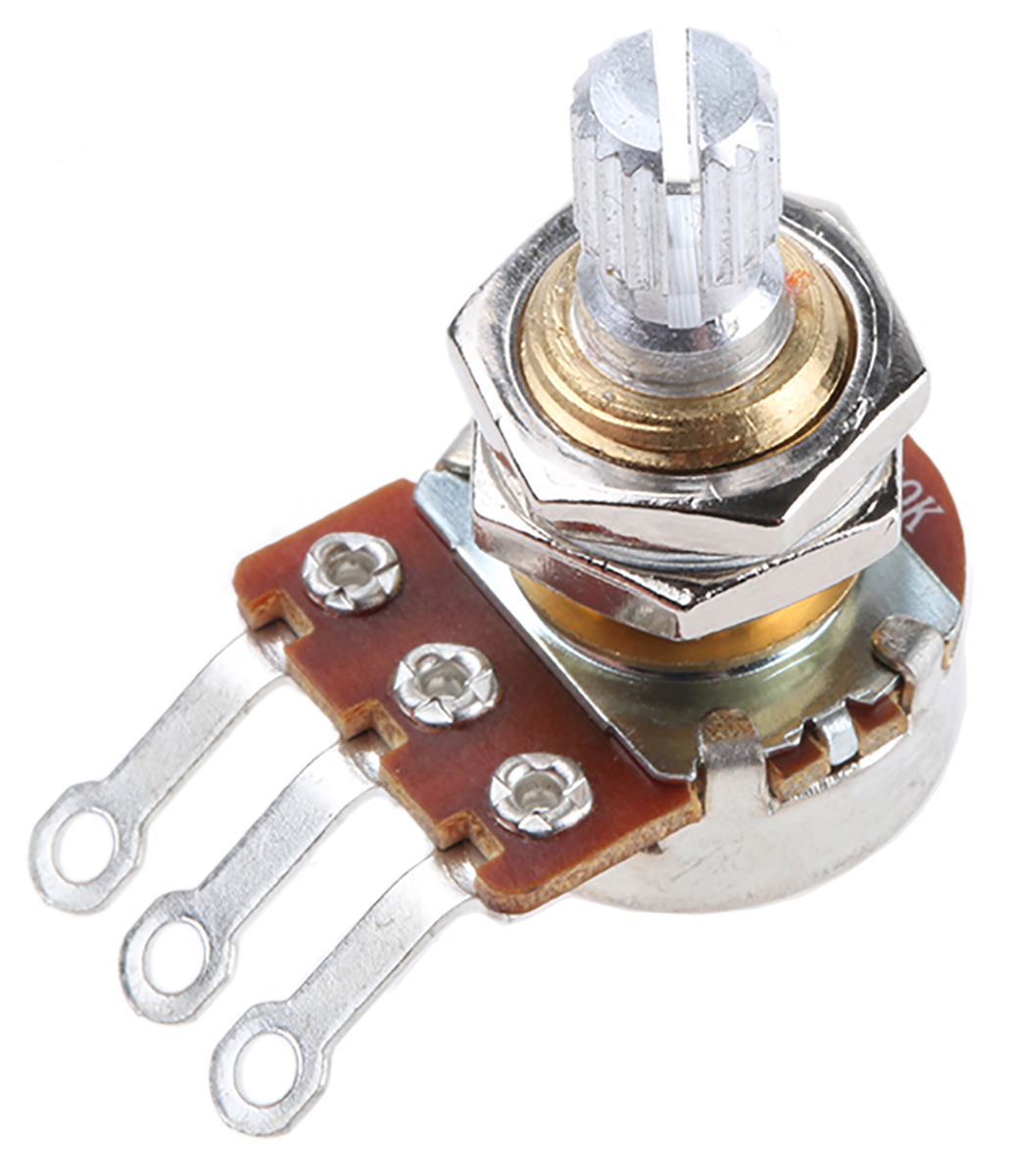 Bourns PDB181-GTR 500 kΩ Rotary Potentiometer 1-Gang Panel Mount, PDB181-GTR01-504A2