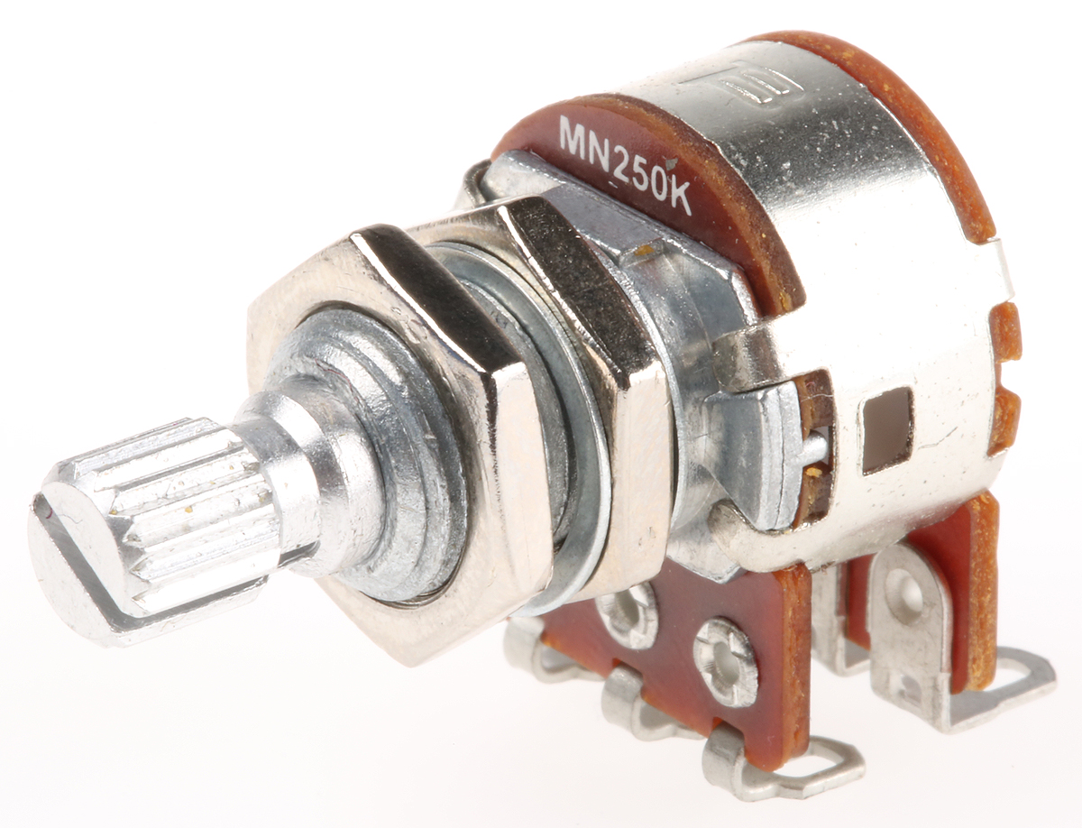 Bourns PDB182-GTRB 250 kΩ Rotary Potentiometer 2-Gang Panel Mount, PDB182-GTRB1-254MN