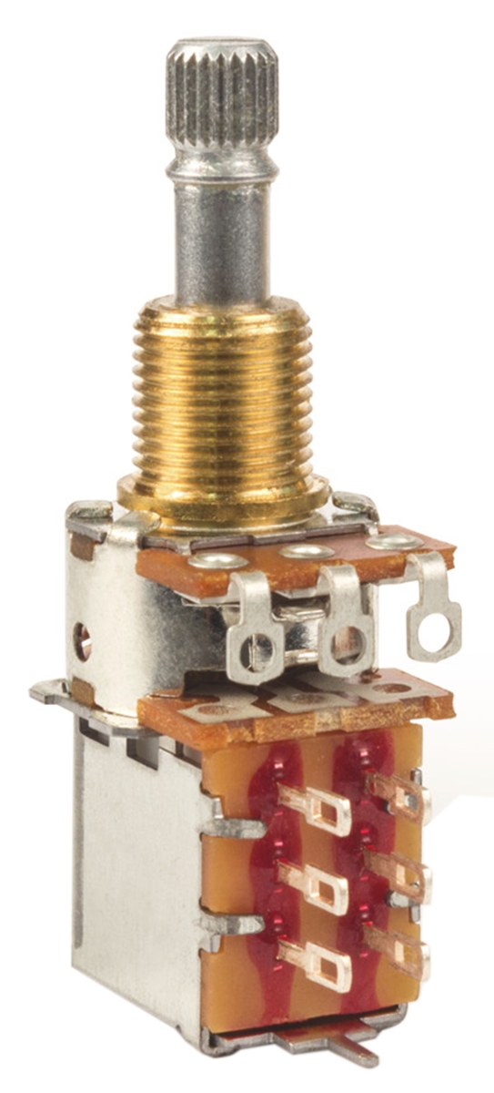 Bourns PDB185-GTR 250 kΩ Rotary Potentiometer 1-Turns 1-Gang Panel Mount