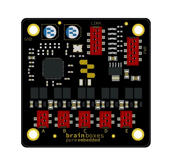 Brainboxes Pure Embedded 10/100 5 Port Industrial Ethernet Switch Industrial Ethernet Ethernet Ethernet Switch for
