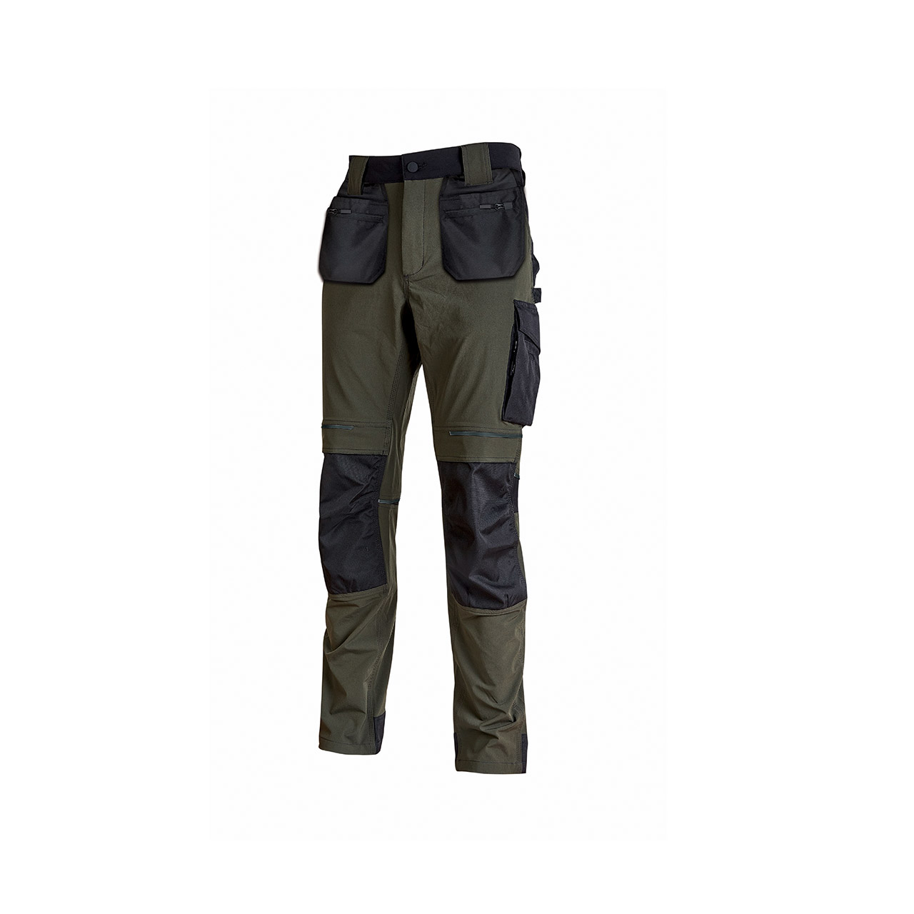 UPower Performance Men's Trousers Green 82 to 90 cm Waist 86cm Leg