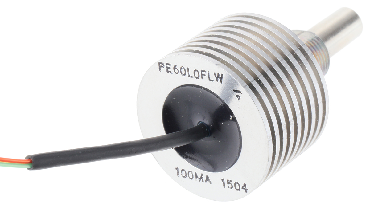 Vishay PE60 10 Ω Rotary Potentiometer 1-Turns 1-Gang Panel Mount