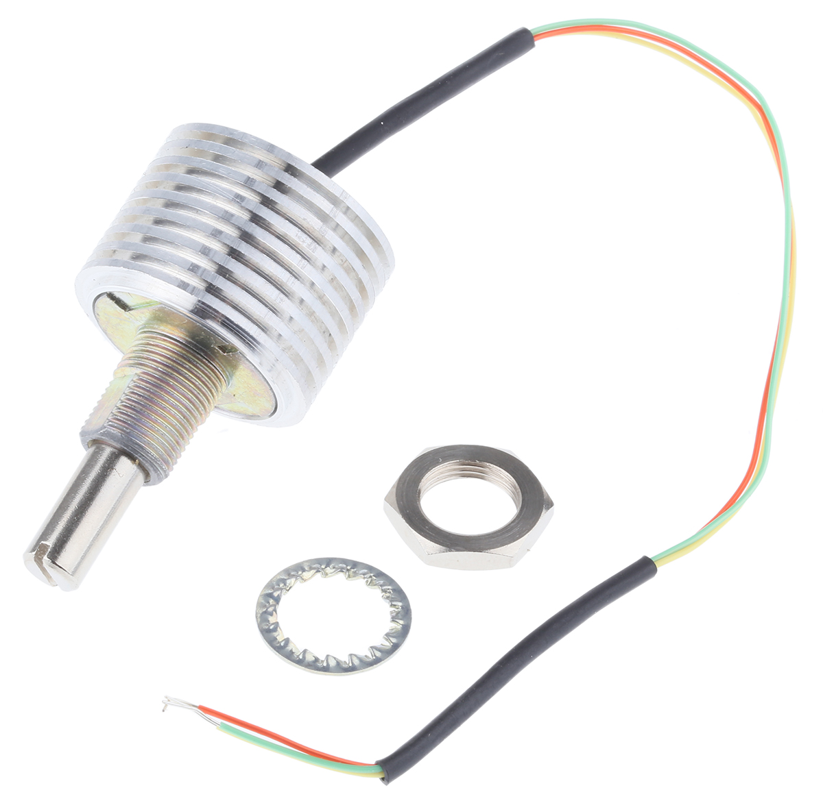 pe60l0flw100ma Vishay PE60 10 Ω Rotary Potentiometer 1-Turns 1-Gang Panel Mount