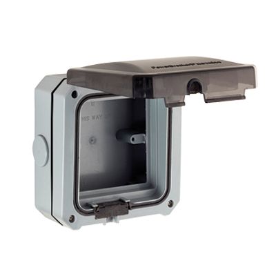 Powerbreaker PENC1G Series Grey General Purpose Enclosure, IP66 87 mm, 143 mm, 138 mm