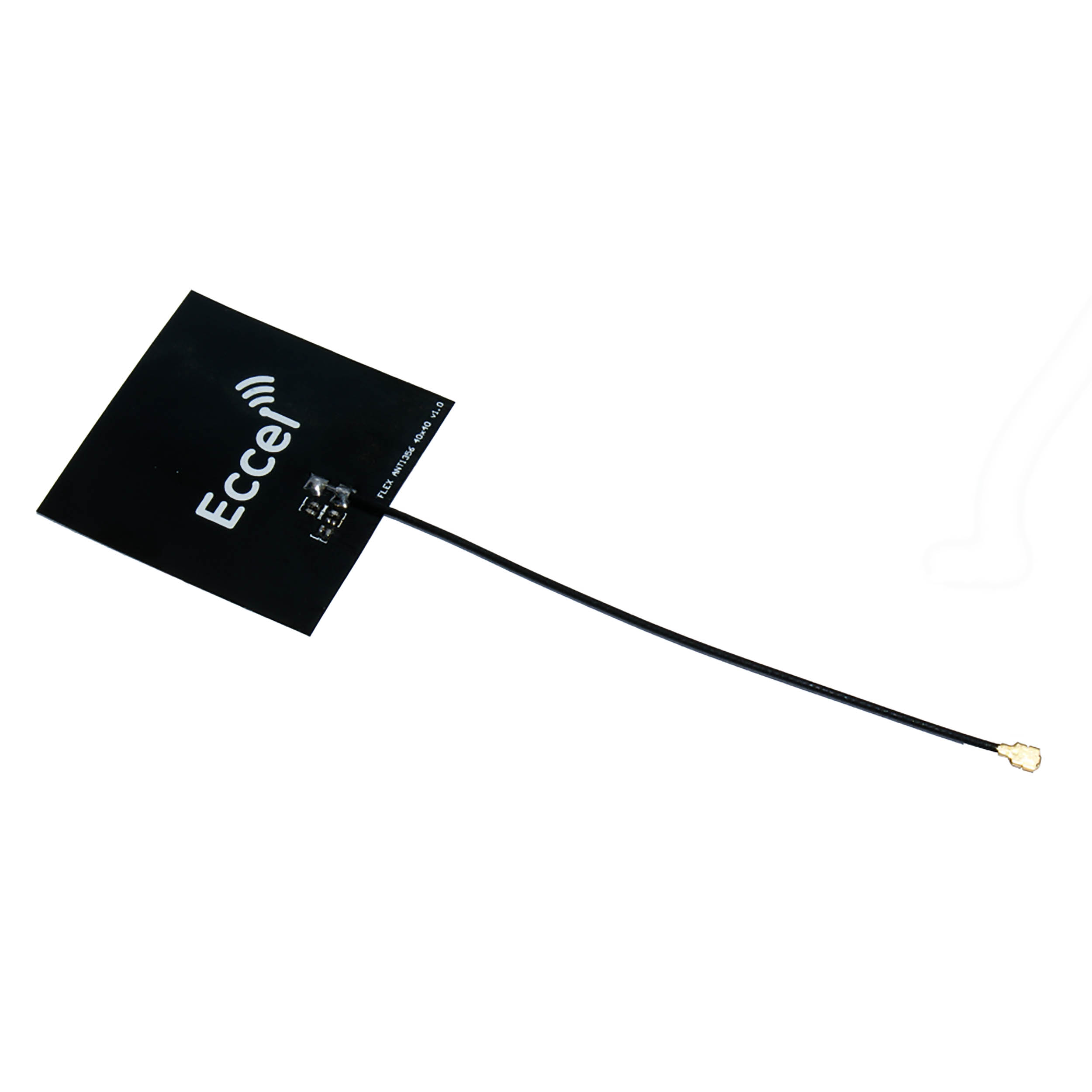 Eccel Technology Ltd Pepper C1 Module Flex Antenna 40x40-100 Square RFID Antenna with IPEX, UFL Connector