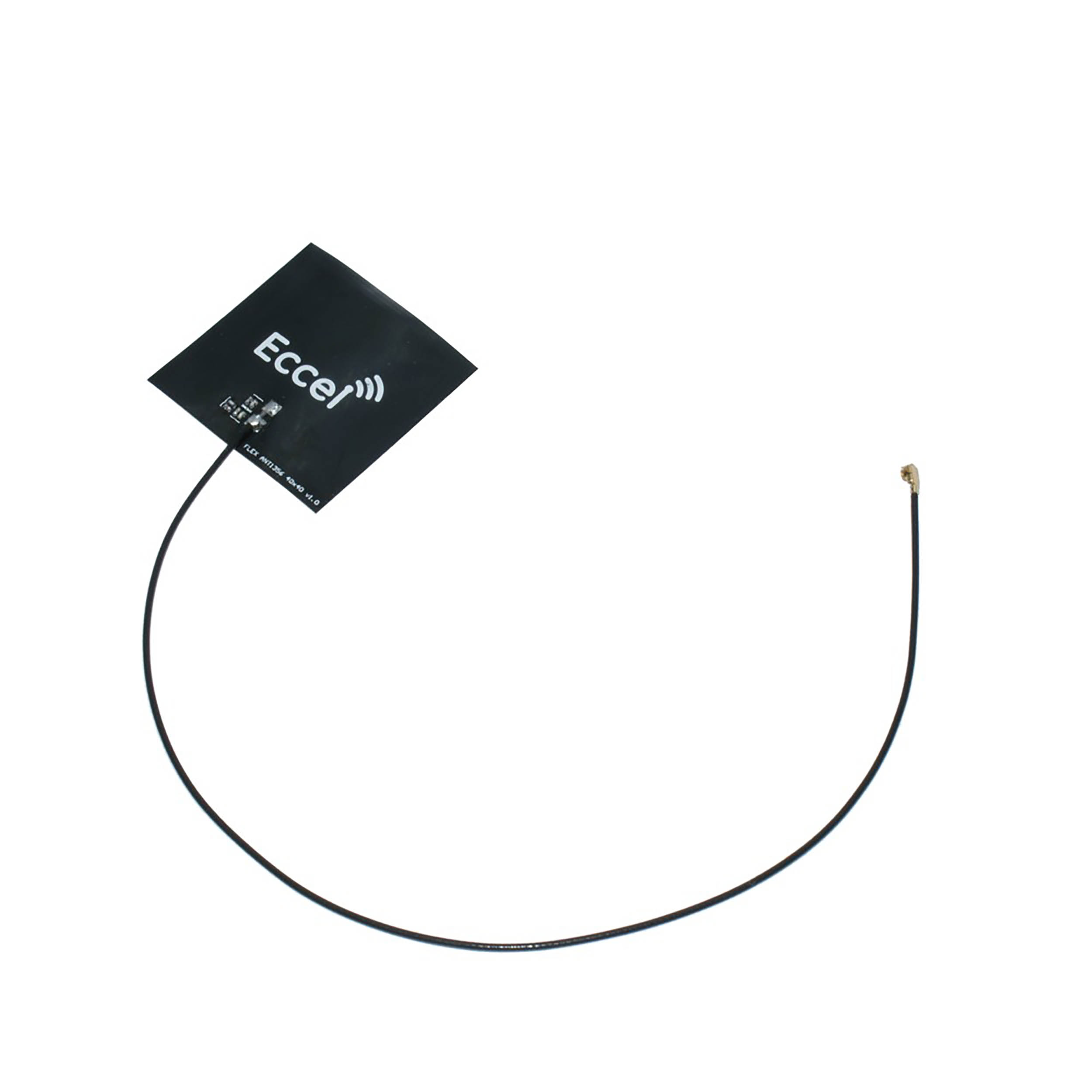 Eccel Technology Ltd Pepper C1 Module Flex Antenna 40x40-250 Square RFID Antenna with IPEX Connector