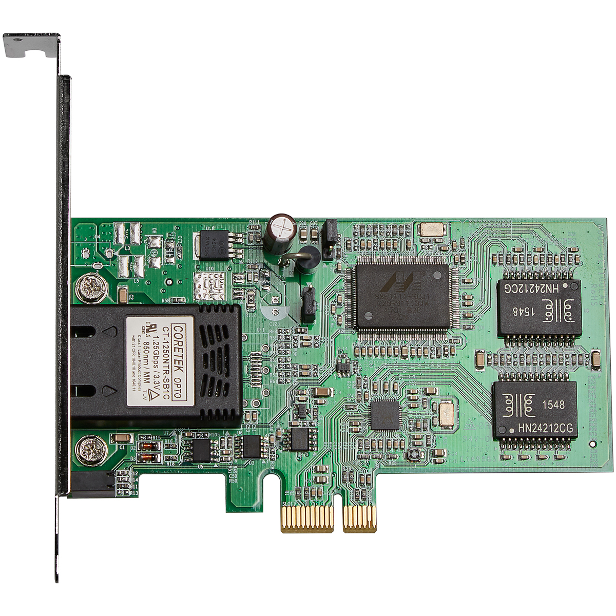 pex1000mmsc2 StarTech.com 1 Port PCIe Fibre Ethernet Network Card, 1000Mbps