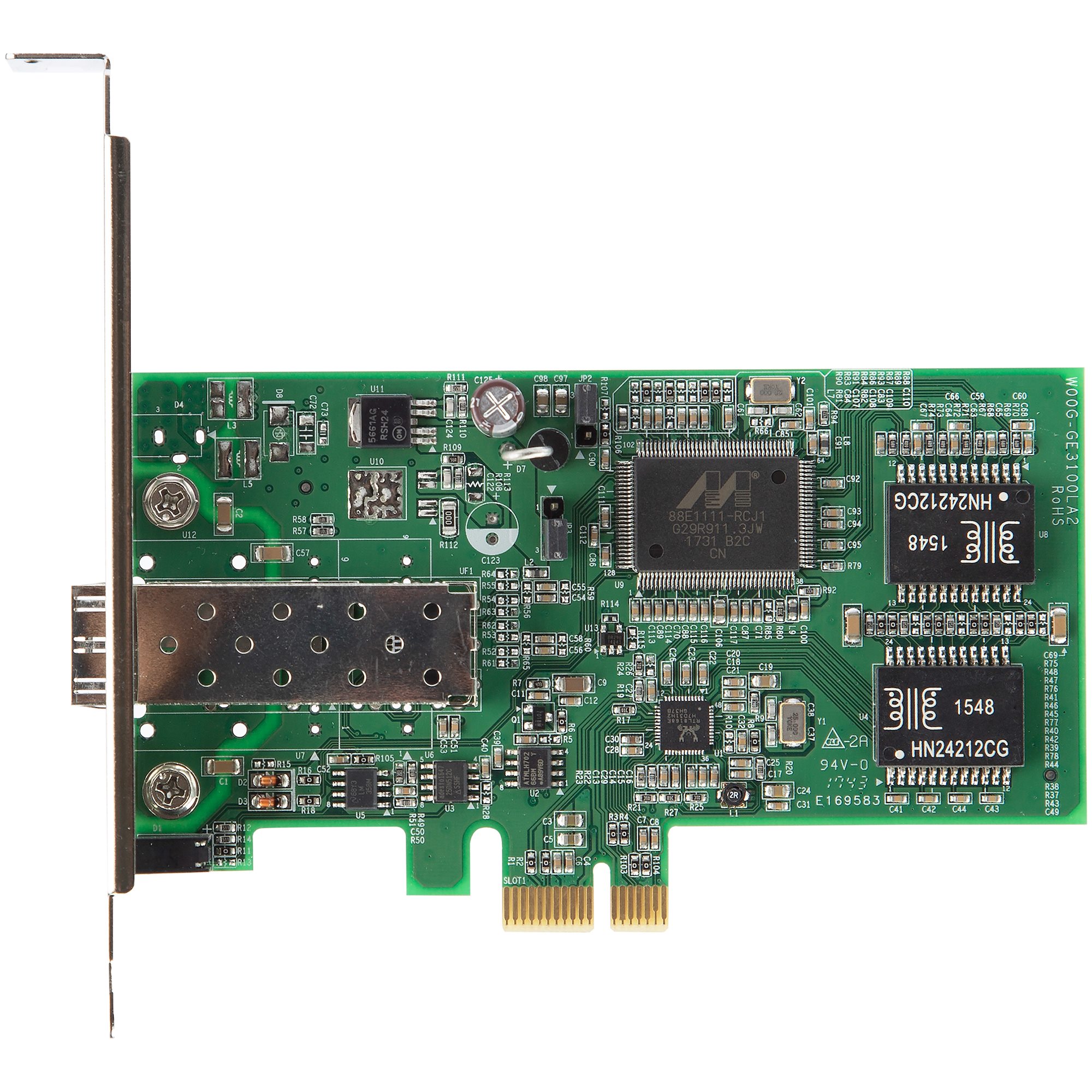 pex1000sfp2 StarTech.com 1 Port PCI SFP Network Card, 2000Mbps