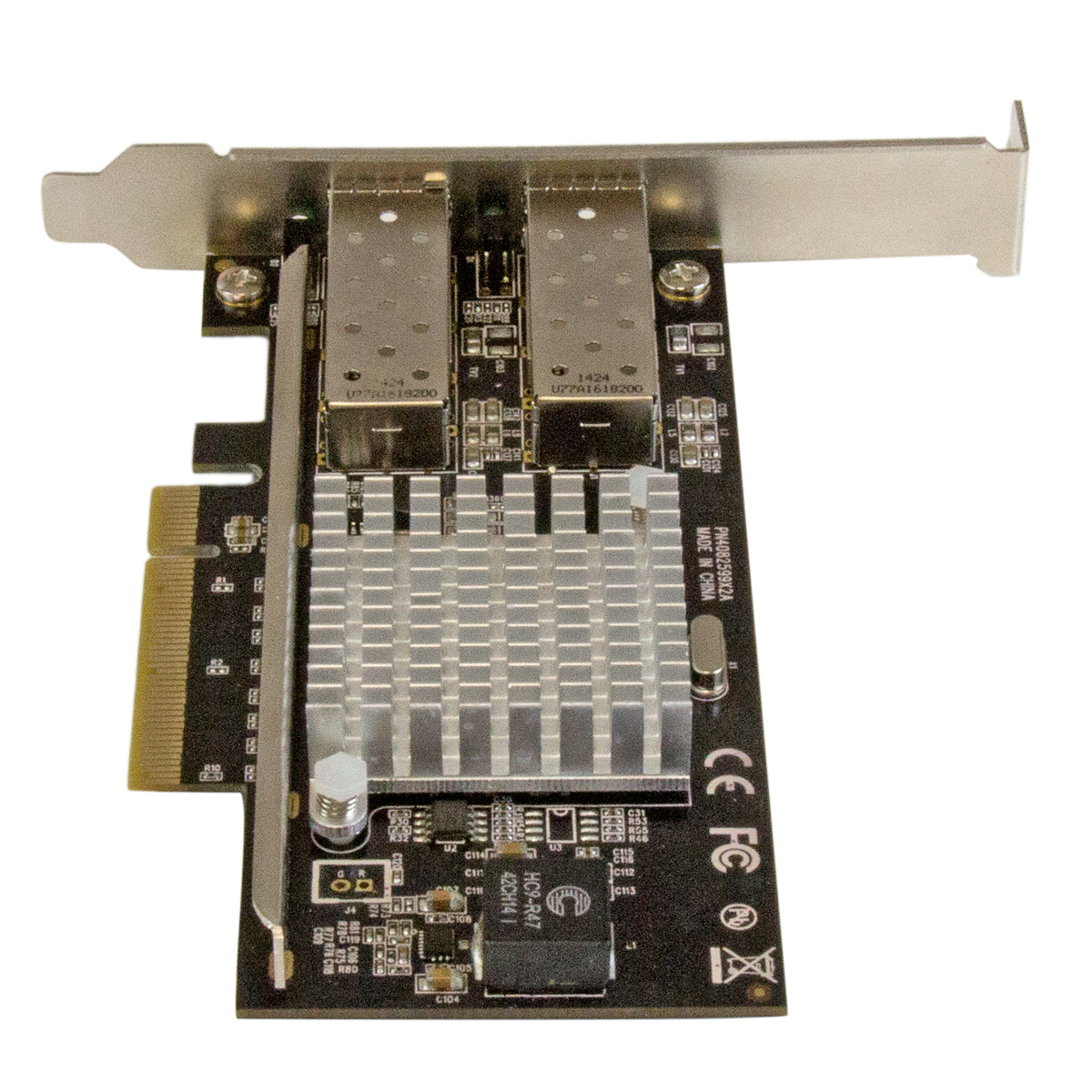 pex20000sfpi StarTech.com 2 Port PCIe Fibre Ethernet Network Card, 10000Mbps