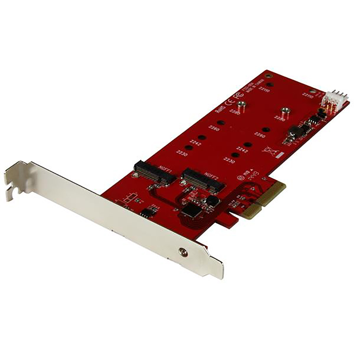 StarTech.com M2 B-Key PCIe RAID Controller Card 18 x 12 x 2 cm M.2 SATA (NGFF)