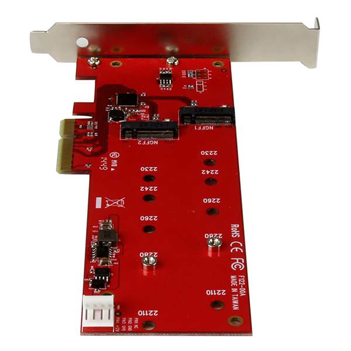 pex2m2 StarTech.com M2 B-Key PCIe RAID Controller Card 18 x 12 x 2 cm M.2 SATA (NGFF)