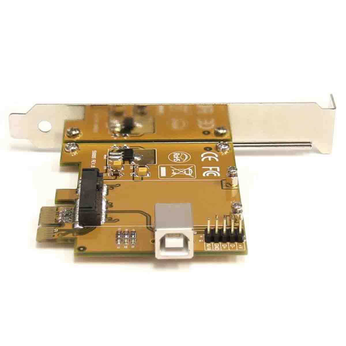 pex2mpex StarTech.com 1 Port PCIe PCI Express to Mini PCI Express Card Adapter