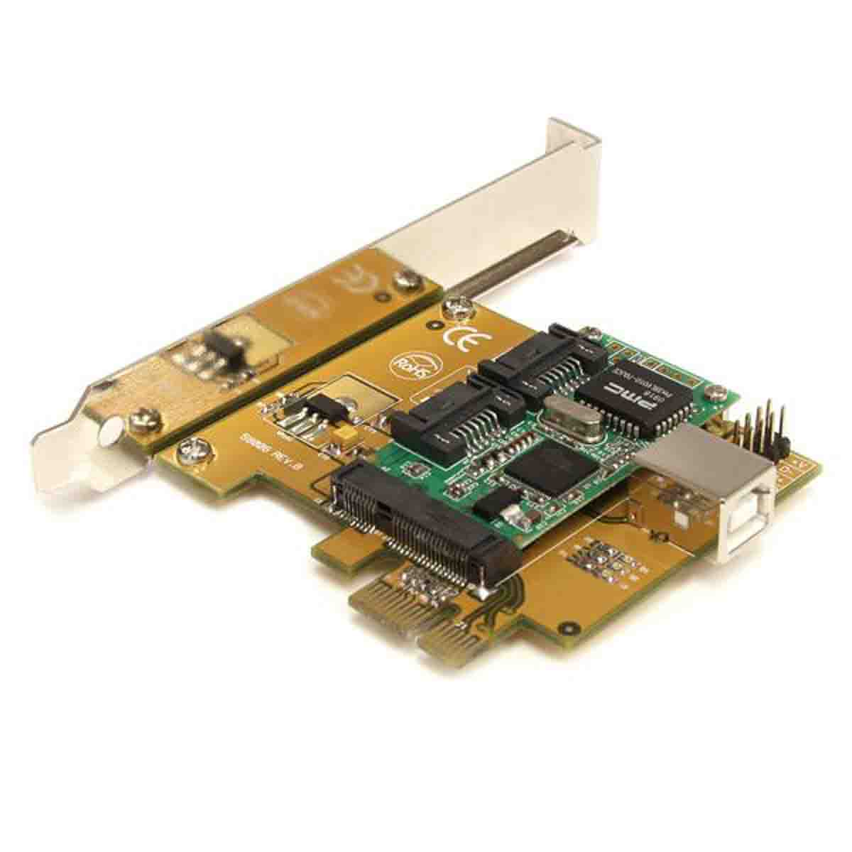 pex2mpex StarTech.com 1 Port PCIe PCI Express to Mini PCI Express Card Adapter