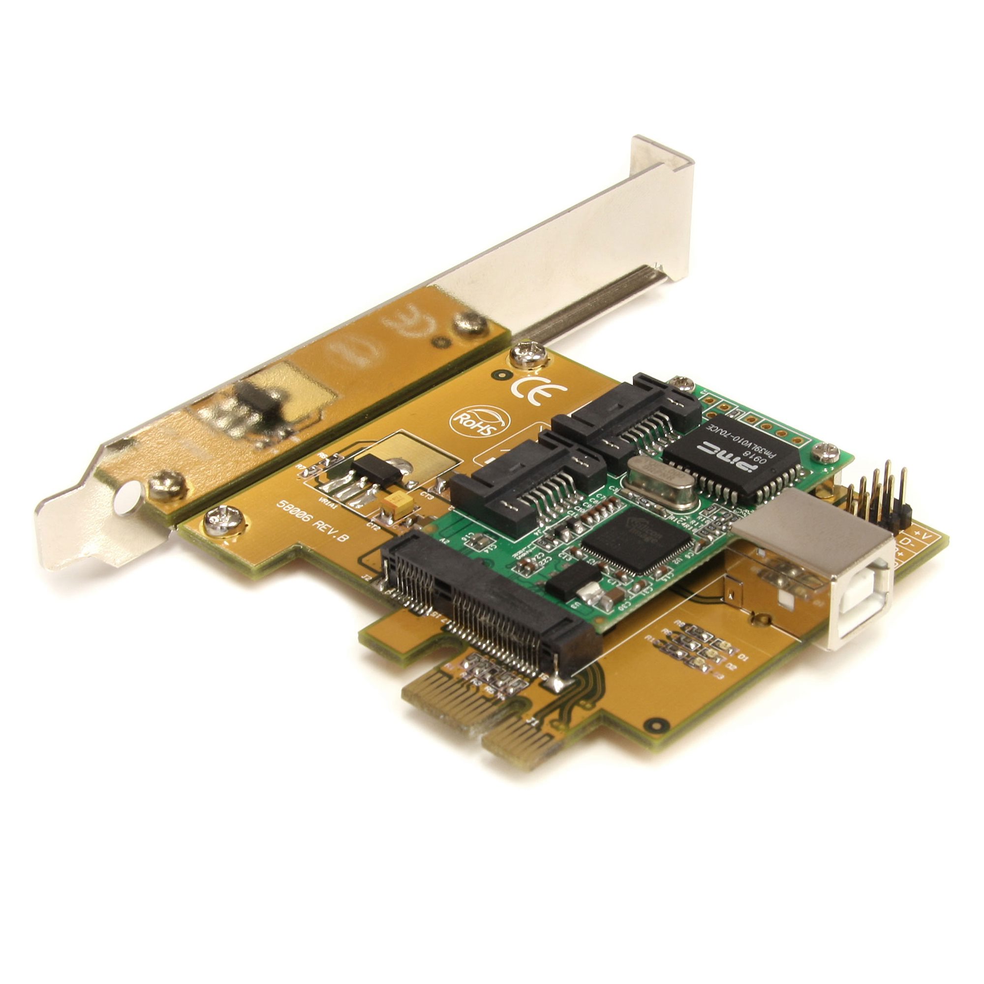 pex2mpex StarTech.com 1 Port PCIe PCI Express to Mini PCI Express Card Adapter