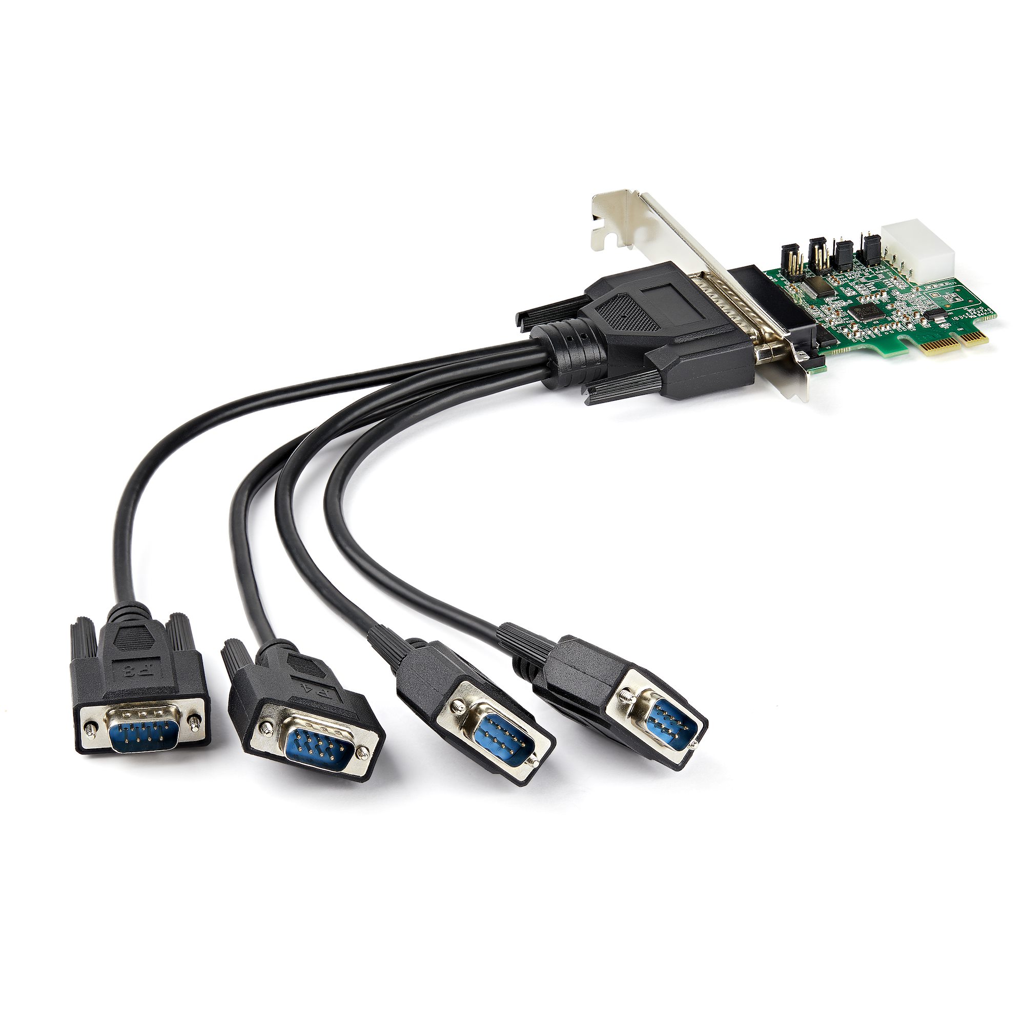 pex4s953 StarTech.com 4 Port PCIe RS232 Serial Card